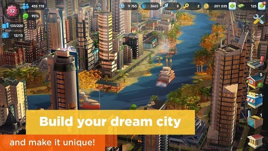 سيم سيتي SimCity BuildIt اخر اصدار مهكرة للاندرويد