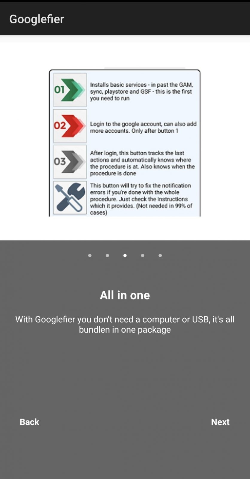تحميل Googlefier تشغيل خدمات جوجل على هواوي